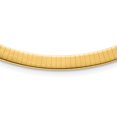 thumbnail image 1 of Auriga Fine Jewelry 14K Yellow Gold Polished 6 mm Flat Omega Chain Necklace for Women 16", 1 of 3