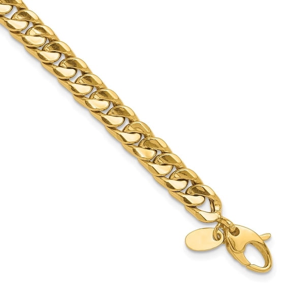Auriga Fine Jewelry 14K Yellow Gold Polished Fancy 8.5inch Bracelet for Women