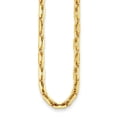 thumbnail image 1 of Auriga Fine Jewelry 14K Yellow Gold Polished and Textured Fancy Link Chain Necklace for Women 18", 1 of 4
