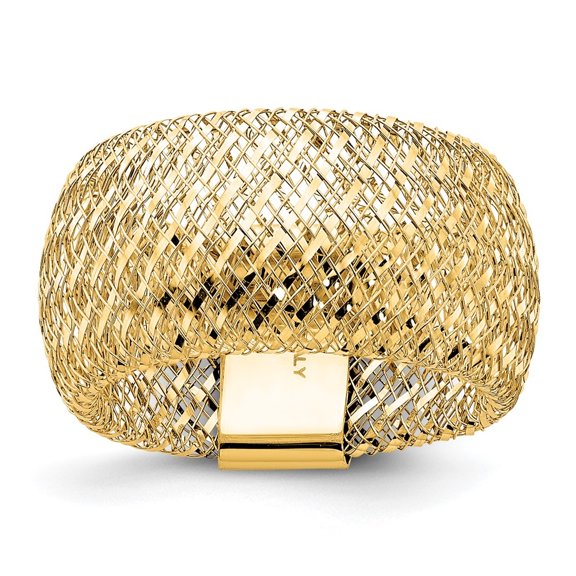 Auriga Fine Jewelry 14K Yellow Gold Stretch Ring for Women Size 0