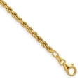 thumbnail image 1 of Auriga Fine Jewelry 18K Yellow Gold Polished 3.1 mm Solid Rope Chain Necklace for Men 20", 1 of 3