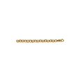 thumbnail image 1 of Auriga Fine Jewelry 18K Yellow Gold Polished Solid 7.7mm Oval Link 8 Inch Chain Men's Bracelet, 1 of 3