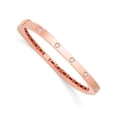 thumbnail image 1 of Auriga Fine Jewelry 18k Rose Gold Polished Diamond Hinged Bangle for Women, 1 of 6