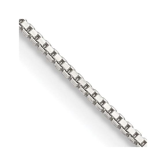 Auriga Fine Jewelry 925 Sterling Silver 0.9mm Box Chain Necklace 14inch for Women