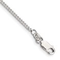 thumbnail image 1 of Auriga Fine Jewelry 925 Sterling Silver 1.75mm Curb Chain 7inch Bracelet for Women, 1 of 5