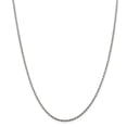 thumbnail image 1 of Auriga Fine Jewelry 925 Sterling Silver 1.85 mm Diamond-cut Rope Chain Necklace for Women 20", 1 of 6