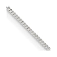 thumbnail image 1 of Auriga Fine Jewelry 925 Sterling Silver 1 mm Curb Chain Necklace for Women 24", 1 of 5