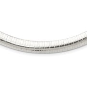 Auriga Fine Jewelry 925 Sterling Silver 10 mm Cubetto Necklace for Women 18"