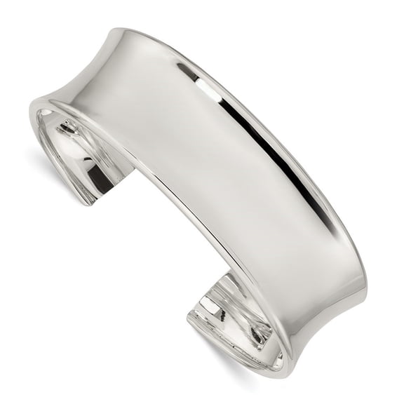 Auriga Fine Jewelry 925 Sterling Silver 20mm Cuff Bangle for Women