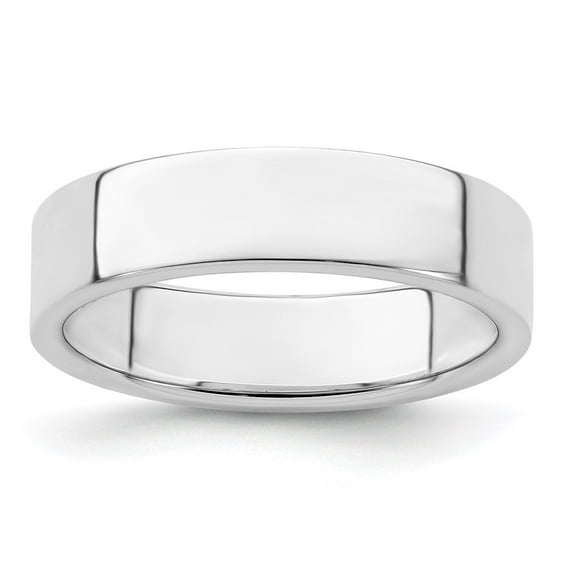 Auriga Fine Jewelry 925 Sterling Silver 5mm Lightweight Flat Band for Women Size 5