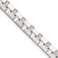 thumbnail image 1 of Auriga Fine Jewelry 925 Sterling Silver 7 mm Box Chain Necklace for Women 22", 1 of 7