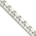 thumbnail image 1 of Auriga Fine Jewelry 925 Sterling Silver 7 mm Box Chain Necklace for Women 24", 1 of 6