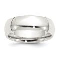 thumbnail image 1 of Auriga Fine Jewelry 925 Sterling Silver 7mm Comfort Fit Band Ring Size 15.5 for Women, 1 of 7