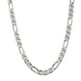 thumbnail image 1 of Auriga Fine Jewelry 925 Sterling Silver 8.75 mm Figaro Anchor Chain Necklace for Men 26", 1 of 7