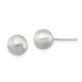 thumbnail image 1 of Auriga Fine Jewelry 925 Sterling Silver 8mm Laser-Cut Stud Earrings for Women(L- 8mm, W- 8mm), 1 of 6
