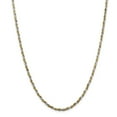 thumbnail image 1 of Auriga Fine Jewelry 925 Sterling Silver And Vermeil 2.5 mm Diamond-cut Rope Chain Necklace for Mens 24", 1 of 6
