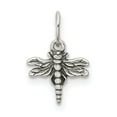 thumbnail image 1 of Auriga Fine Jewelry 925 Sterling Silver Antiqued Dragonfly Charm Pendant for Women (L- 9mm, W- 9mm), 1 of 6