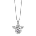 thumbnail image 1 of Auriga Fine Jewelry 925 Sterling Silver CZ June Birthstone Angel Ash Holder 18inch Necklace for Women, 1 of 6