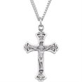 thumbnail image 1 of Auriga Fine Jewelry 925 Sterling Silver Crucifix Pendant Necklace for Women Size 24", 1 of 4