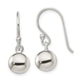 thumbnail image 1 of Auriga Fine Jewelry 925 Sterling Silver Dangle Ball Shephard Hook Earrings for Women, 1 of 6