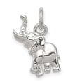 thumbnail image 1 of Auriga Fine Jewelry 925 Sterling Silver Elephant Charm Pendant for Women (L-18mm, W-10mm), 1 of 6