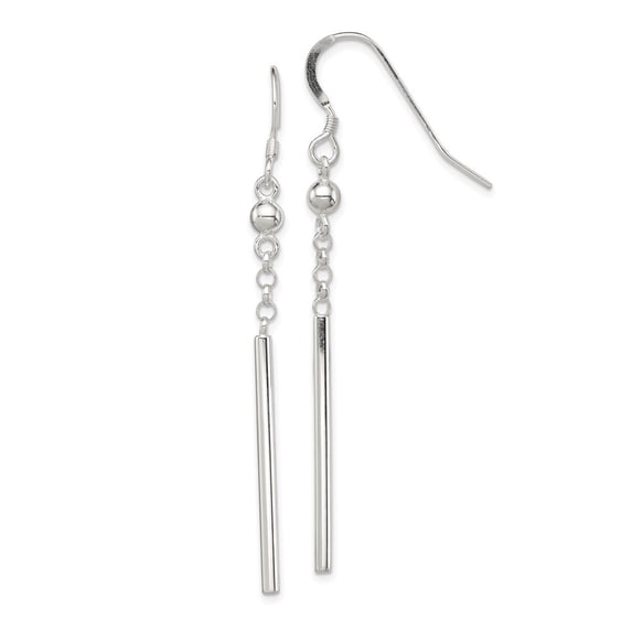 Auriga Fine Jewelry 925 Sterling Silver Fancy Bar Dangle Earrings for Women