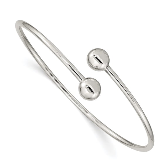 Auriga Fine Jewelry 925 Sterling Silver Flexible Bangle for Women