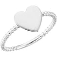 thumbnail image 1 of Auriga Fine Jewelry 925 Sterling Silver Heart Earrings for Women, 1 of 4
