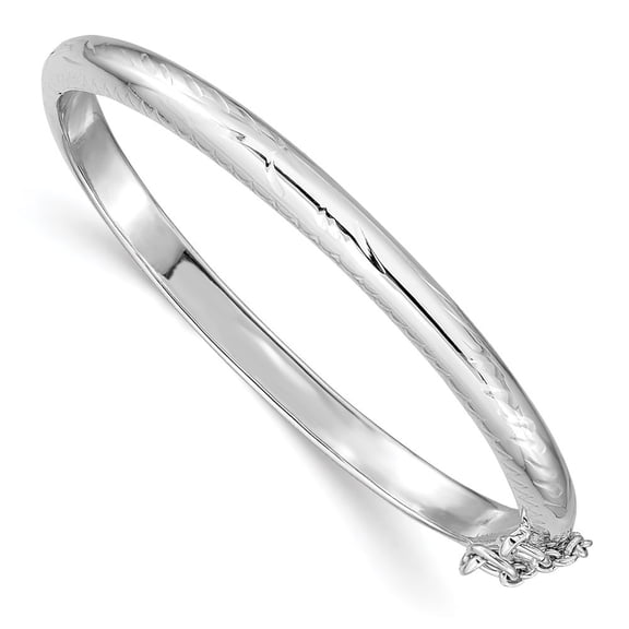 Auriga Fine Jewelry 925 Sterling Silver Hinged Bangle for Women