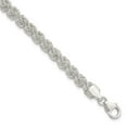 thumbnail image 1 of Auriga Fine Jewelry 925 Sterling Silver Love Knot Bracelet 7.5" for Women, 1 of 5