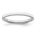 thumbnail image 1 of Auriga Fine Jewelry 925 Sterling Silver Polished Flat Wedding Band Ring Size 5.5 for Women, 1 of 6