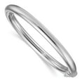 thumbnail image 1 of Auriga Fine Jewelry 925 Sterling Silver Rh-plated 6mm Tube Hinged Bangle for Men, 1 of 6