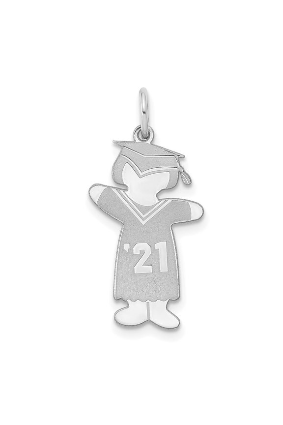 Fine Jewelry Mother's Day Gift 925 Sterling Silver Class of 2021 Cuddle Charm for Women