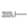 thumbnail image 1 of Auriga Fine Jewelry 925 Sterling Silver Rh-plated Greek Letters Extra Post Stud Earrings for Women, 1 of 6