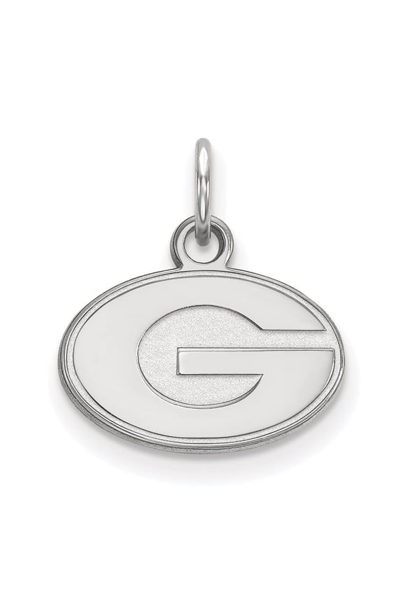 Fine Jewelry 925 Sterling Silver Rh-plated Letter G Extra Pendant for Women (L-15 mm, W-15 mm)