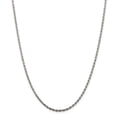 thumbnail image 1 of Auriga Fine Jewelry 925 Sterling Silver Rhodium-plated 2.25 mm Diamond-cut Rope Chain Necklace for Women 22", 1 of 6