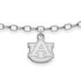 thumbnail image 1 of Auriga Fine Jewelry 925 Sterling Silver Rhodium-plated 9 inch Anklet for Women, 1 of 6