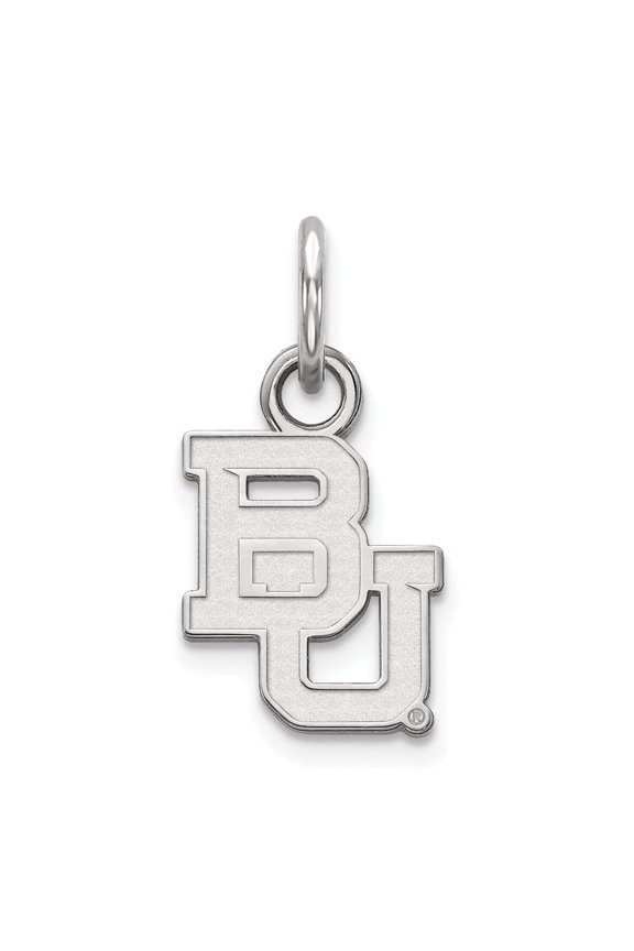 Fine Jewelry 925 Sterling Silver Rhodium-plated Bears Extra Pendant for Women (L-15 mm, W-11 mm)