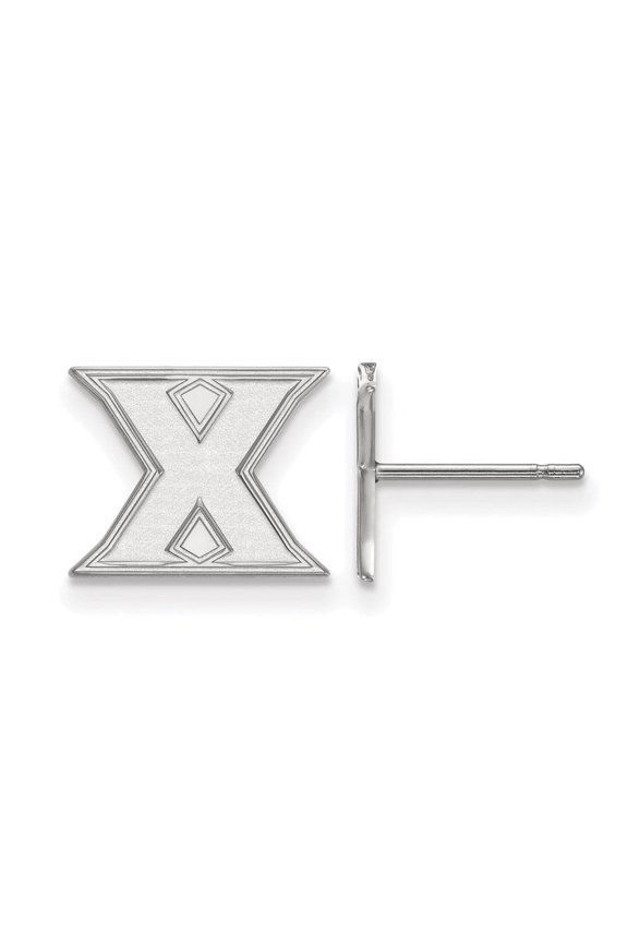 Fine Jewelry 925 Sterling Silver Letter X Extra Stud Earrings for Women