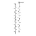 thumbnail image 1 of Auriga Fine Jewelry 925 Sterling Silver Rhodium-plated Post Dangle Earrings for Women, 1 of 6