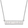 thumbnail image 1 of Auriga Fine Jewelry 925 Sterling Silver Rhodium-plated Bar Pendant Necklace for Women 18", 1 of 3