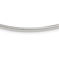 thumbnail image 1 of Auriga Fine Jewelry 925 Sterling Silver Round 2.75 mm Neckwire Necklace for Women 18", 1 of 6