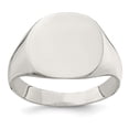 thumbnail image 1 of Auriga Fine Jewelry 925 Sterling Silver Signet Ring Size 9 for Men's, 1 of 6