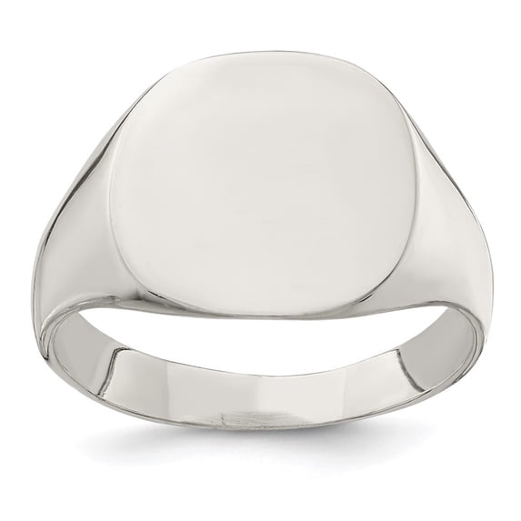 Auriga Fine Jewelry 925 Sterling Silver Signet Ring Size 9 for Men's