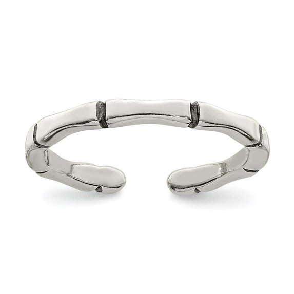 Auriga Fine Jewelry 925 Sterling Silver Solid Toe Ring for Women