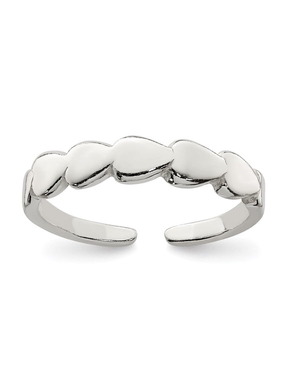 Fine Jewelry 925 Sterling Silver Toe Ring for Women