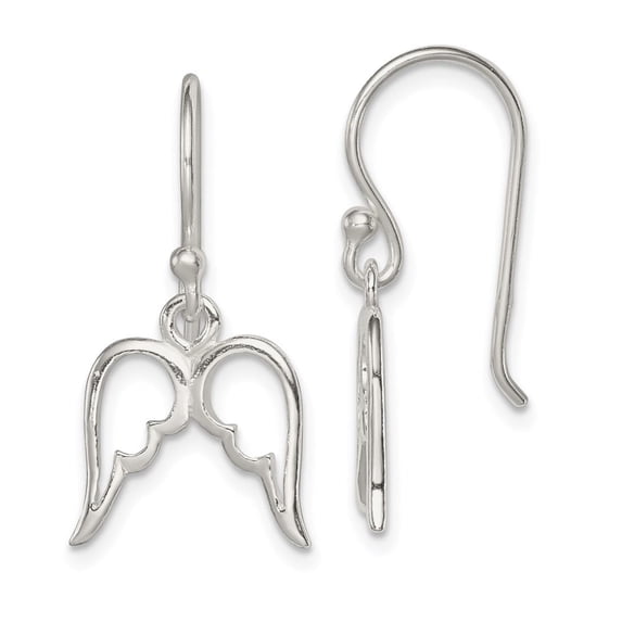 Auriga Fine Jewelry 925 Sterling Silver Wings Dangle Earrings for Women