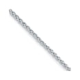 thumbnail image 1 of Auriga Fine Jewelry 14K White Gold 3.3 mm Solid Wheat Chain Necklace for Men 20", 1 of 3