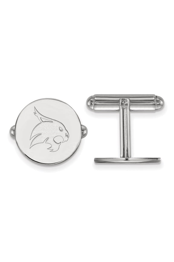 Fine Jewelry 925 Sterling Silver Rh-plated Cufflinks for Men