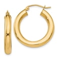 thumbnail image 1 of Auriga Fine Jewelry 10K Yellow Gold 3mm Lightweight Hoop Earrings for Women, 1 of 6